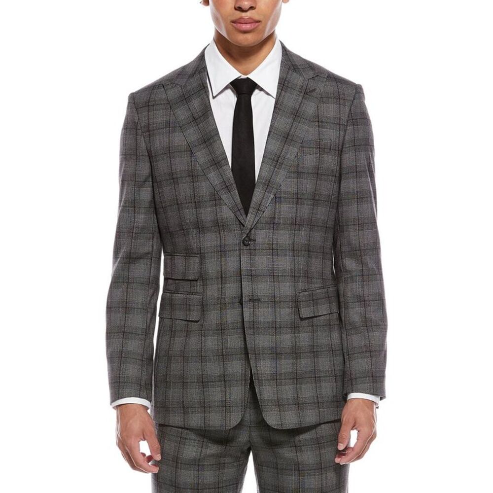 English Laundry Mens  2Pc Suit, Grey - Picture 3 of 6